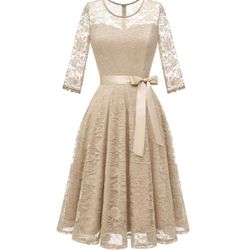Women Bride Maids Dress Size XL 
