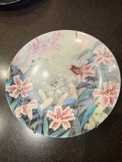 Flowering Fascination by Lily Chang The Petal Pals Collector's Plate