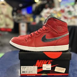 Nike Air Jordan 1 High Premier Red Gucci 2013 Size 11.5 