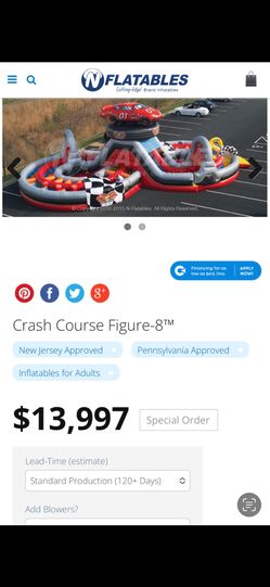 Figure 8 Inflatable Obstacle Course