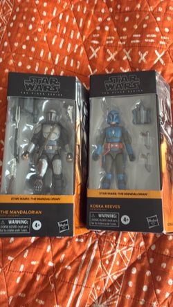 Star Wars Black series Koska Reeves and The mandalorian.