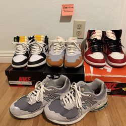 Jordan’s, Air Max, New Balance 