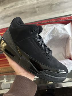 Jordan 3 Black Cats Size 8