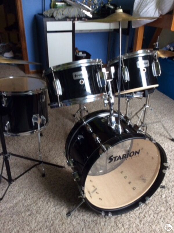 Kid's Size REAL 5-piece Drum Set! NOT A TOY
