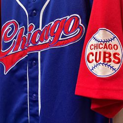 Vintage Chicago Cubs MLB Embroidered Jersey