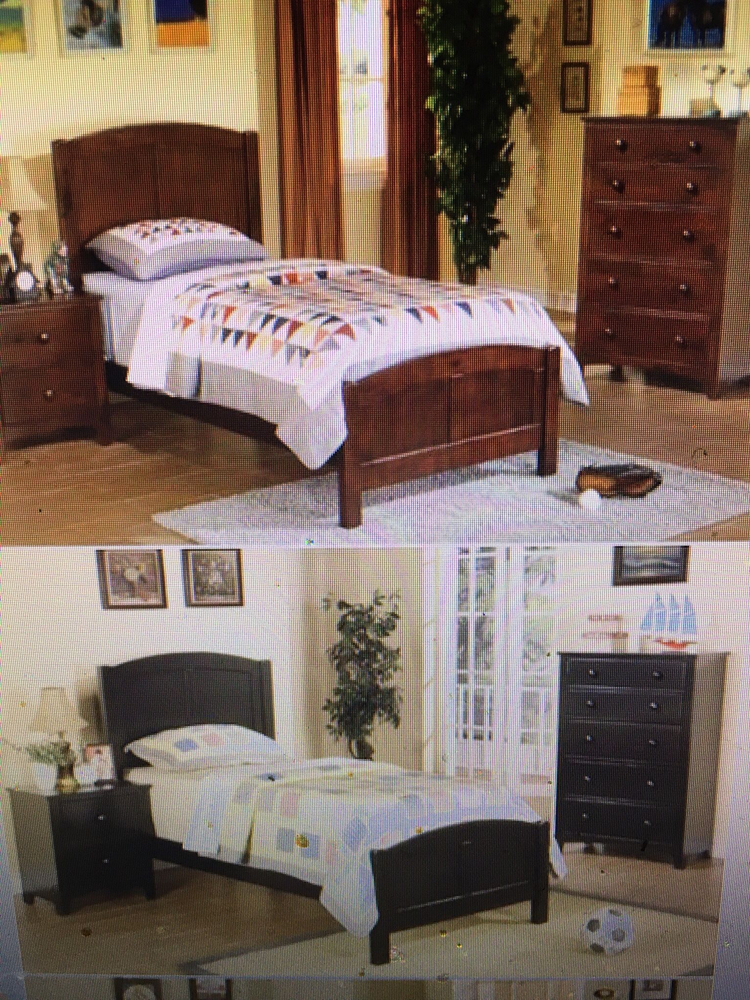 Twin Bed Frame Solid Wood New In The Box 