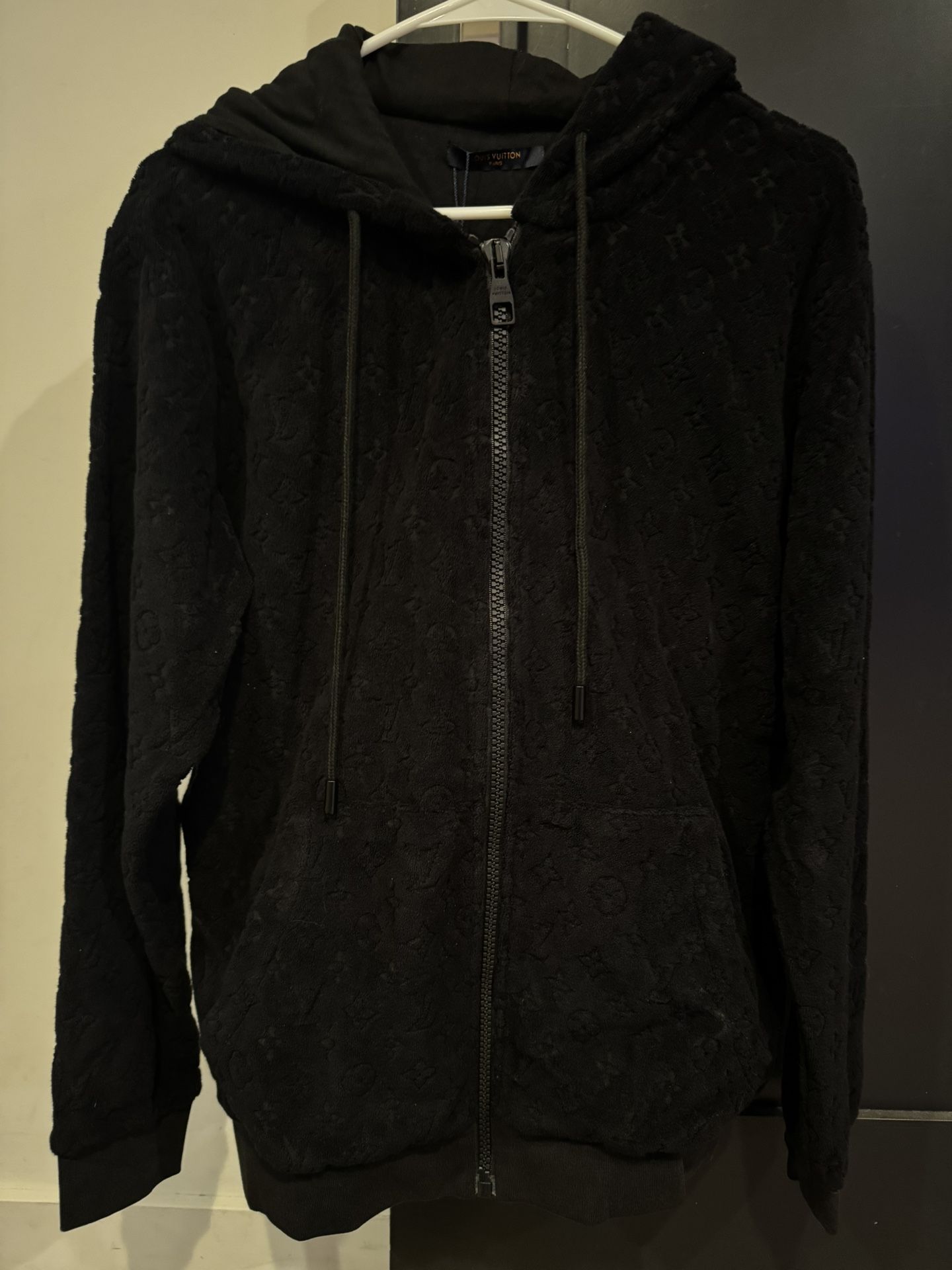 Black Monogram Hoodie M