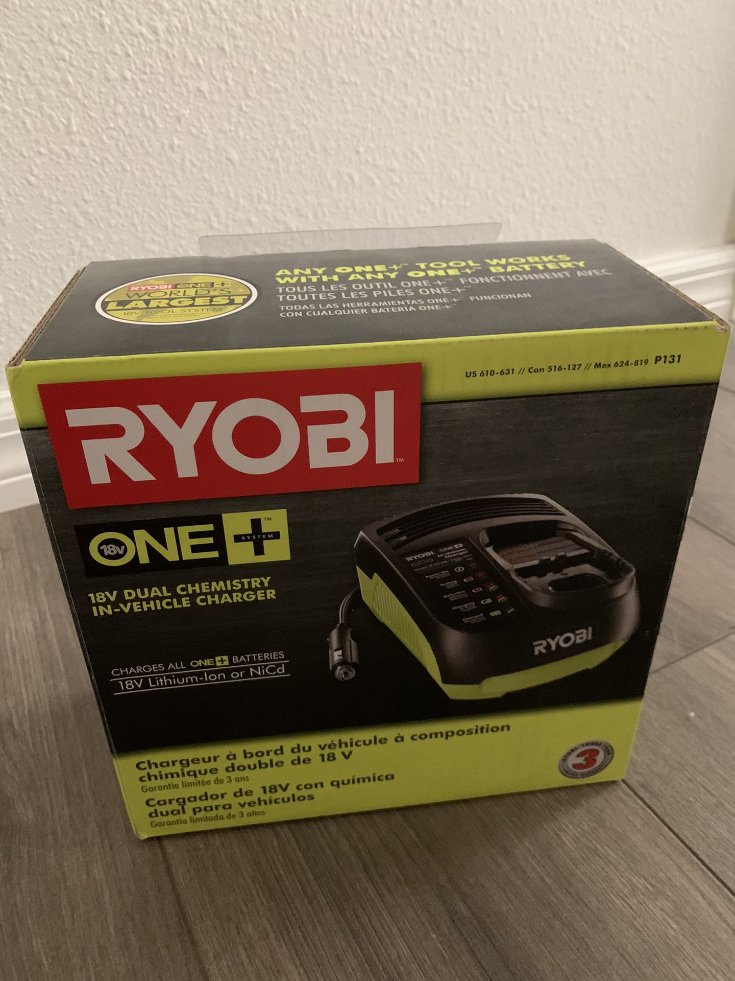 Comes With 2 Ryobi In Vehicle Charger ( Brand New In Box) 