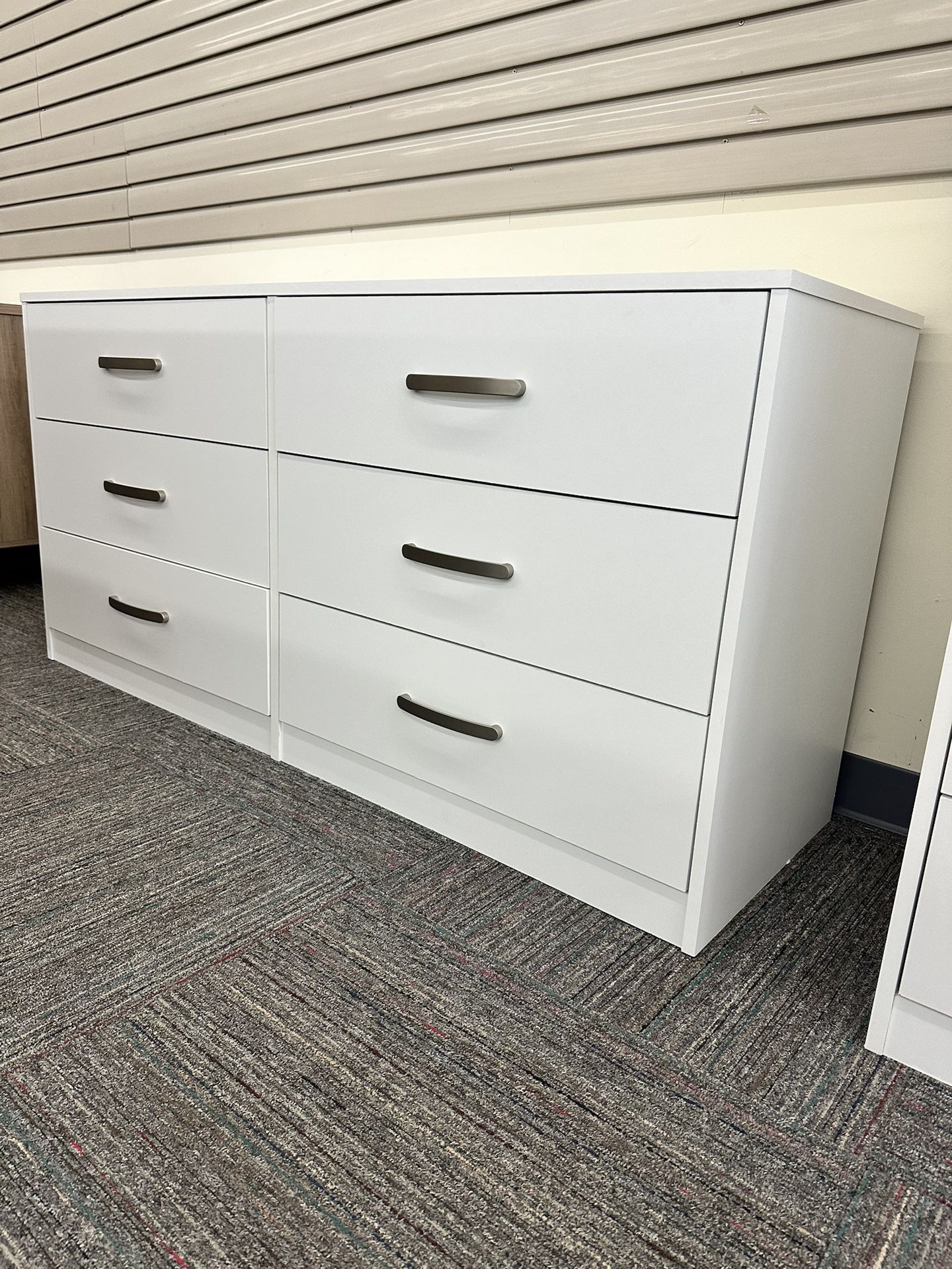 Dresser 6 Drawer Dresser, New, White