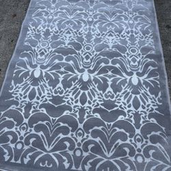 5x7’ At Home Gray Area Rug! 