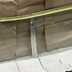  Transparent Glass Doors For 5’ 5-feet  Show Case With Lock And Key