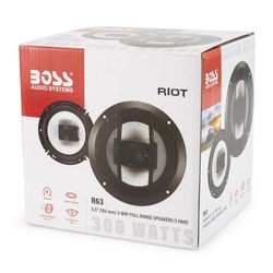BOSS Speakers Stereo R63  300 Watts
