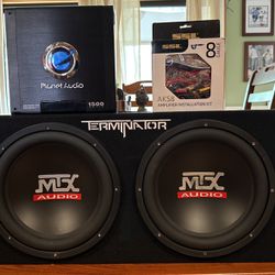 MTX Terminator Subs and Amp