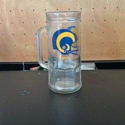 Los Angeles Rams Collectible Tall Glass 