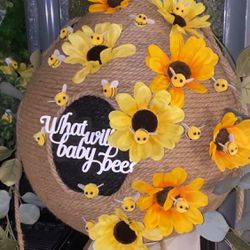What Will Baby Bee -Gender Reveal Decorations 