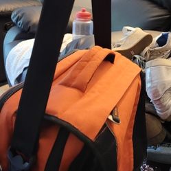 Orange Backpack 