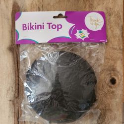 Hawaiian Coconut Bikini Top/Bra Costume Set Of 6