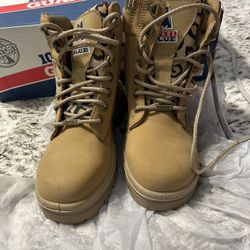 Women’s Steel Blue Steel Toe Work Boots 