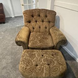 Nice Chair and Foot Stool 
