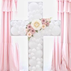 Moasaic Balloons Numbers Letters And Crosses 