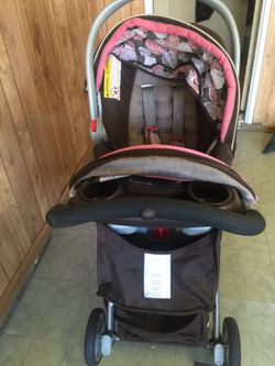Graco travel system baby girl