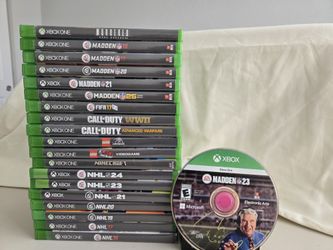 20 Xbox One Games Call Of Duty Minecraft Fifa Lego NHL Madden 23 (Disc Only)