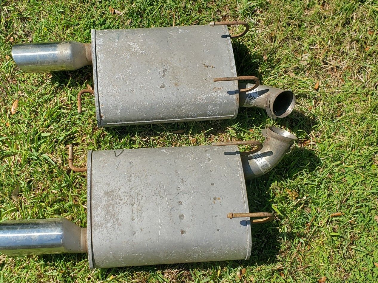 Mustang mufflers.