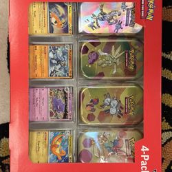 Sam’s Club Exclusive Pokemon 151 4 Packs Tins