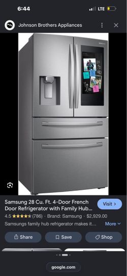Samsung 4-Door Refrigerator – Like New,