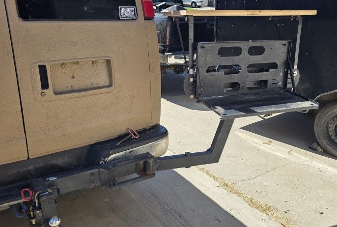 Overland swing out Tire Trailer Hitch Carrier