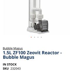 Bubble Magus Zeovit Reactor
