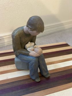 Willow Tree New Dad, Sculpted Hand-Painted Figure
