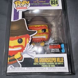 Funko Pop! Vinyl: The Simpsons - Evil Groundskeeper Willie - Hot Topic #824