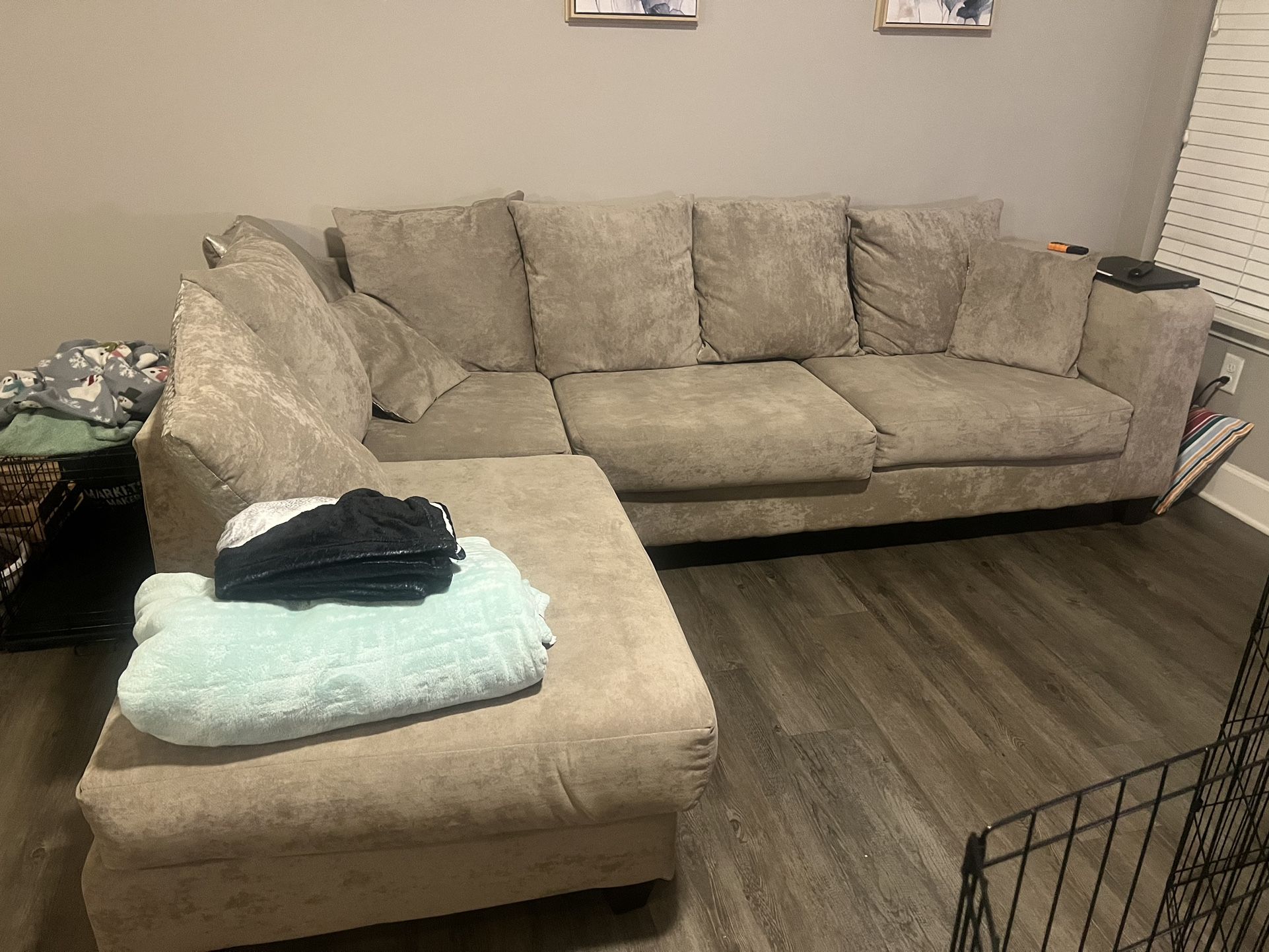 Beige Sectional - Need Gone Today