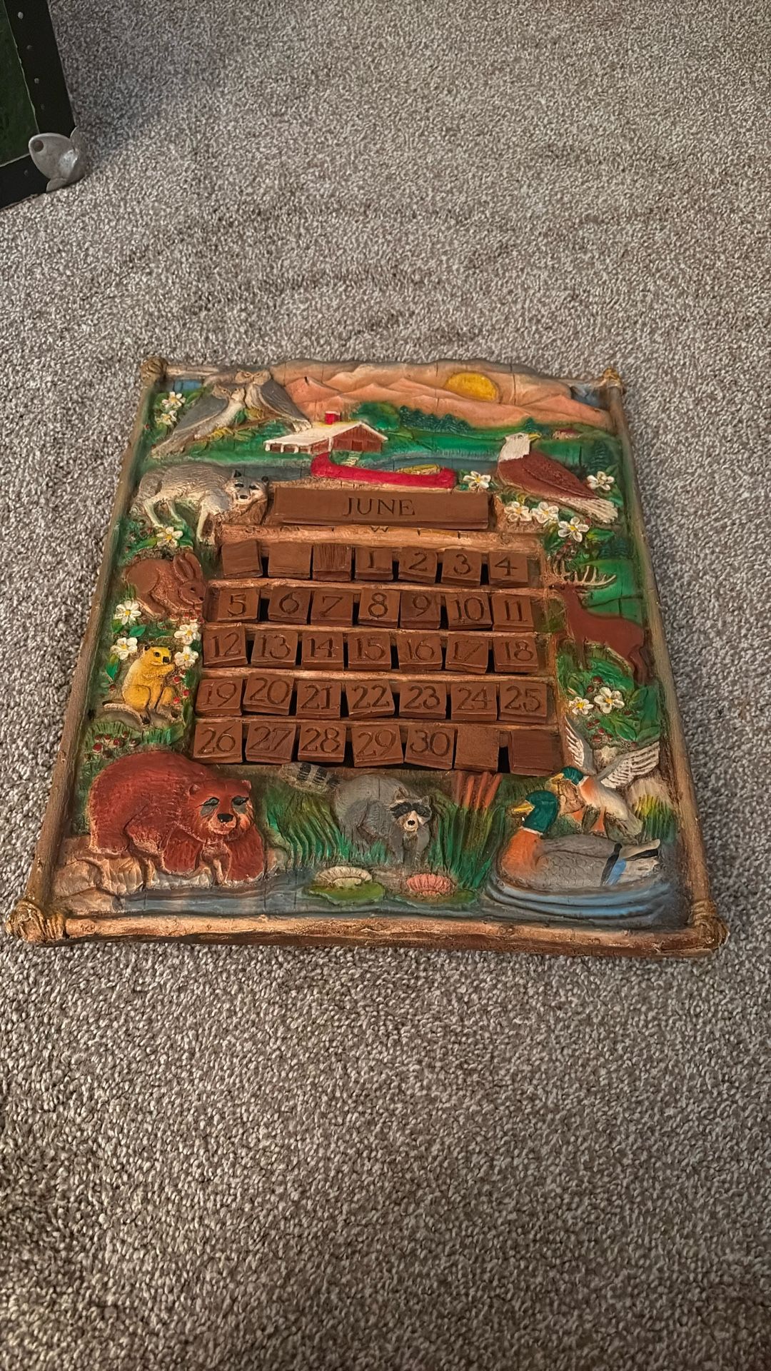 Pisano 95 Country Carver Wood Calendar,New Products : American Fashion Style Bags On Sale