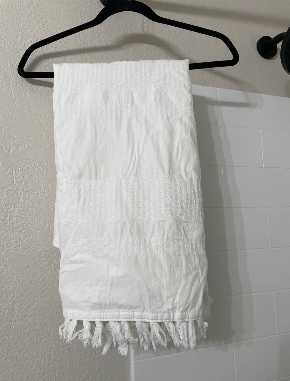 White Shower Curtain