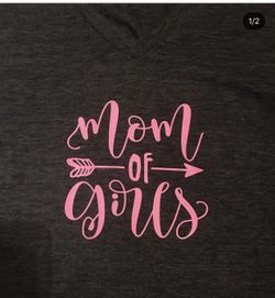 Custom mom of girls shirt