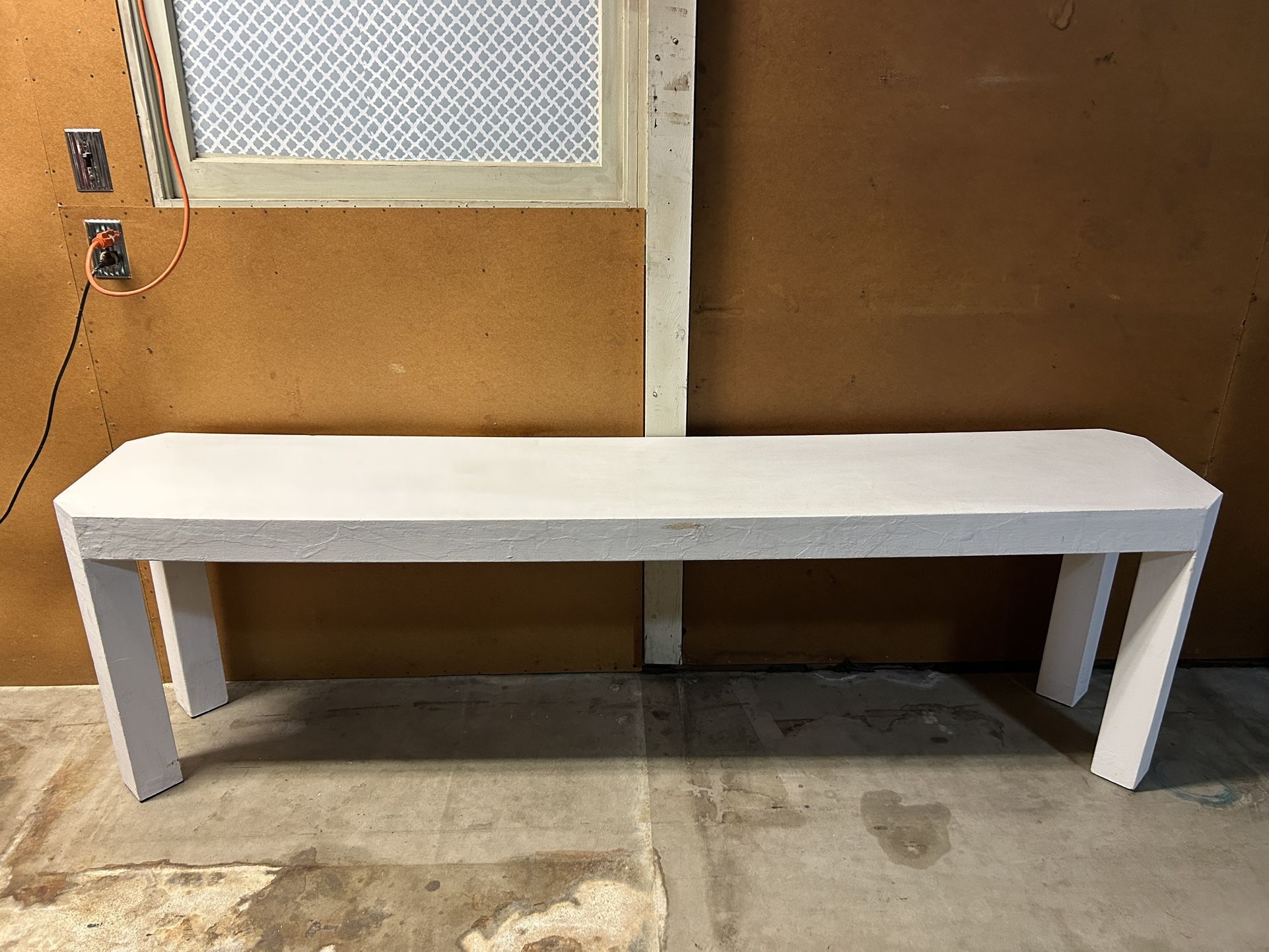 White Sofa Table 
