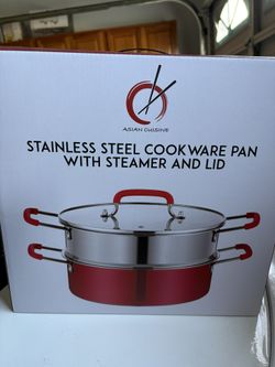 Stainless Steel Cookware With Steamer
