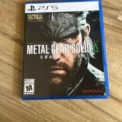 Metal Gear Solid Delta Snake Eater PS5