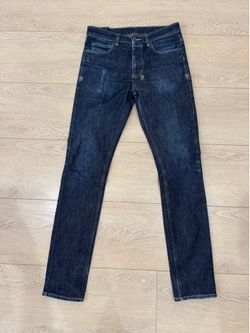 Ksubi Slim Skinny Stretch Button Fly Jeans Mens 30 Blue