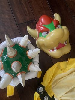 Super Mario Bowser Costume kids Halloween outfit