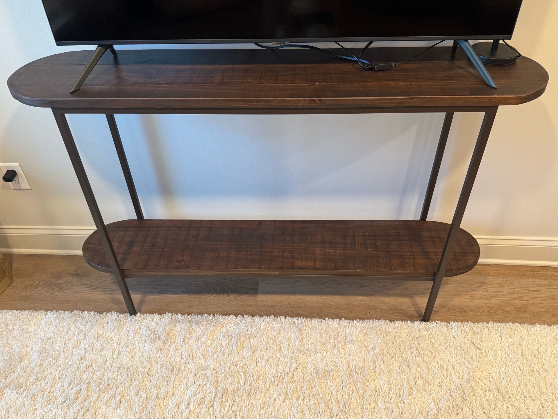 Wooden tv stand