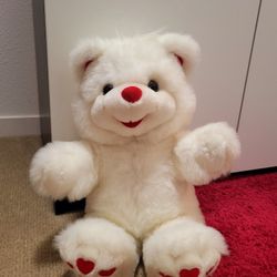 Plush Teddy Bear With All Hearts