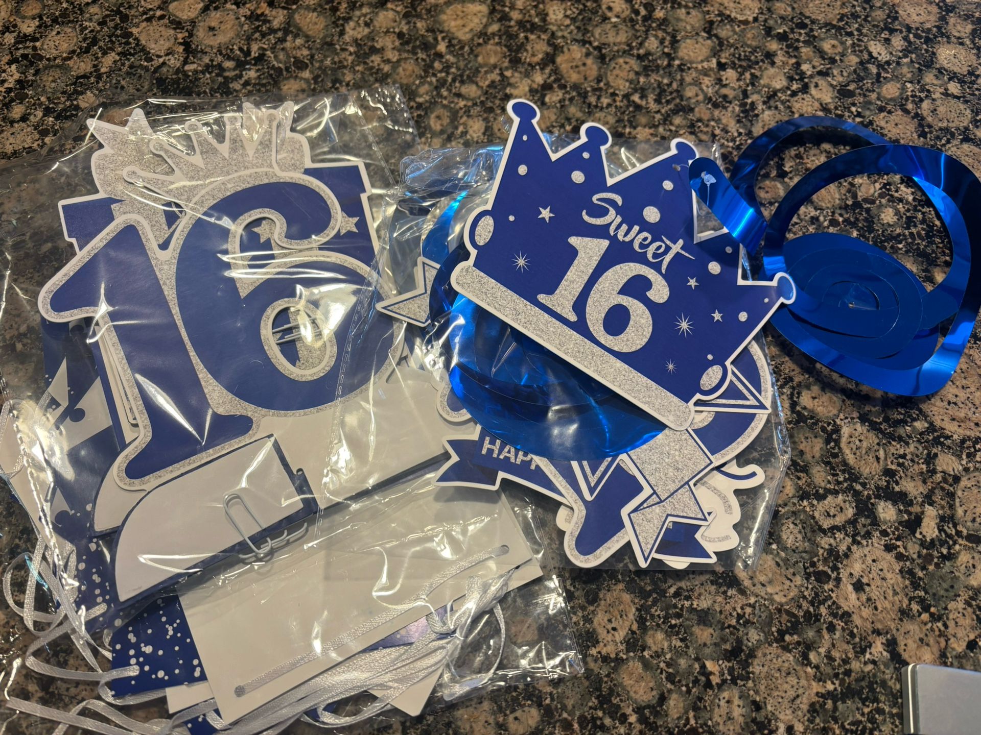 Sweet 16 decor for boy 