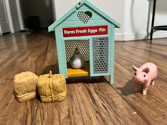 My Life As Farm Fresh Chicken Coop Playset With Animals