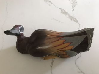 Wood Duck Hand Crafted In Indonesia