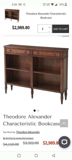 Theodore Alexander Open Bookcase