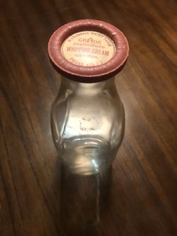 Antique Milk Bottle from the 1950s