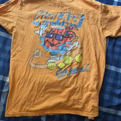 Medium Sized Orange Kool-Aid skateboard t shirt